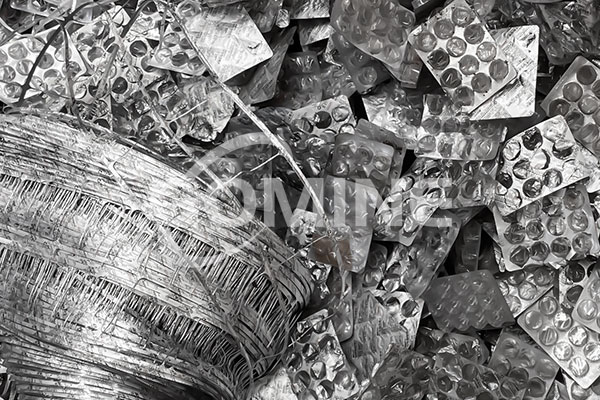 Reciclaje de residuos de aluminio/plástico