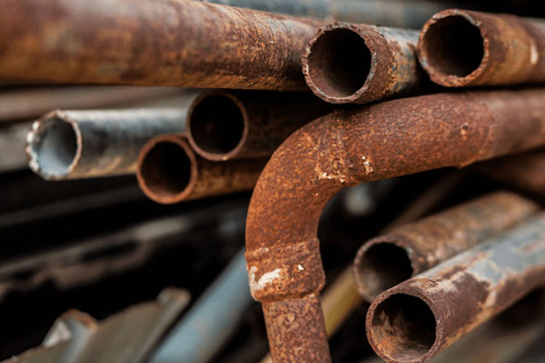 scrap metal pipe