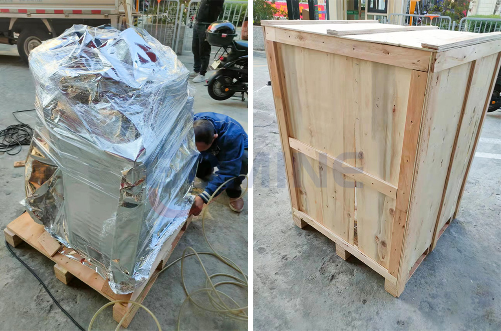 solder dross recovery machine packaging