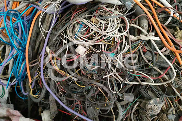 Reciclaje de residuos de cables